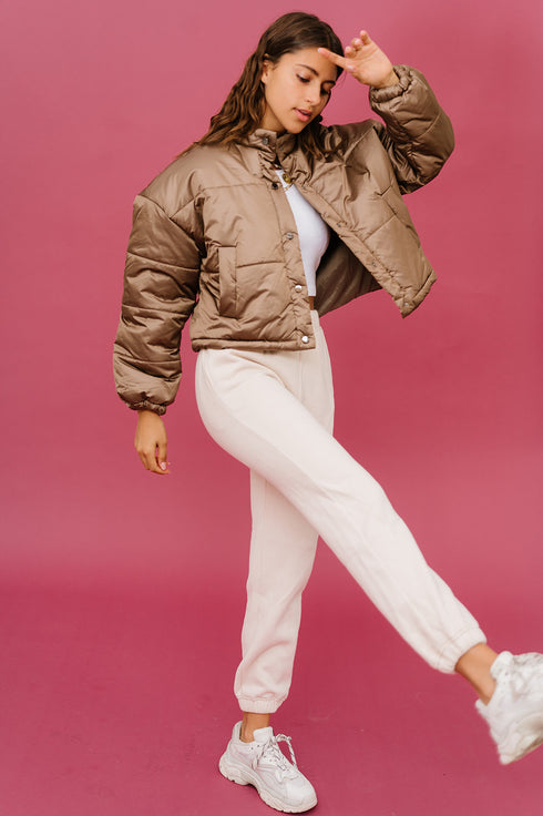 SoHo Puffer// Chocolate